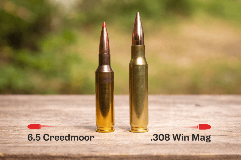 308 vs 6.5 Creedmoor comparatie calibre vanatoare