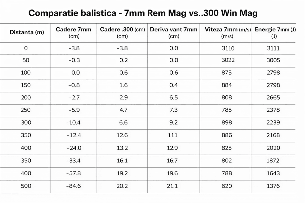 7mm Rem Mag vs .300 Win Mag
