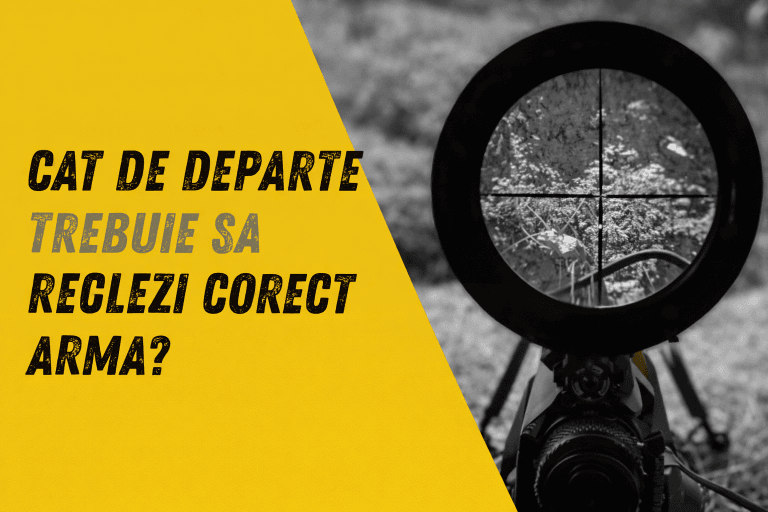 distanta zero arma vanatoare reglaj corect luneta distanta tragere