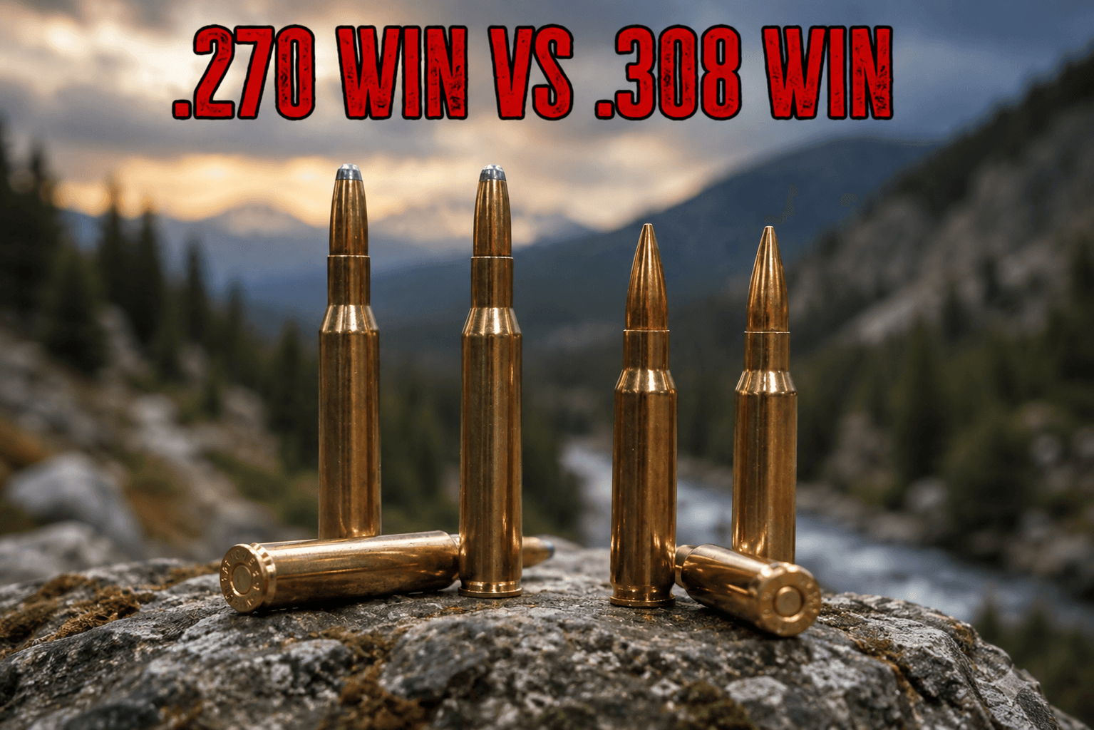 .270 Winchester vs .308 Winchester: 7 diferențe esențiale – ghidul alegerii corecte